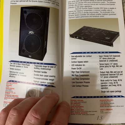 Peavey Sound Reinforcement Catalog 1992 image 3