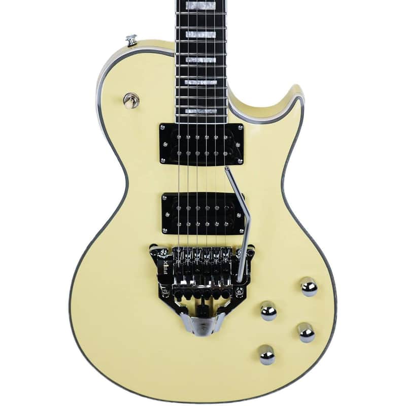 Sawtooth Heritage H70C Guitar, Floyd Rose FRX, Ebony Fretboard, Antique White image 1