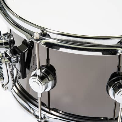 DW Collector's Series 7x13 Black Nickel over Brass Snare Drum image 6