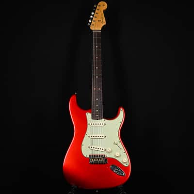 Fender Custom Shop Limited Edition 64 L-Series Stratocaster Journeyman- Aged Candy Apple Red 2026 (L11847) image 2