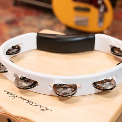 MEINL Percussion Headliner® Series Molded ABS Single-Row Tambourine - White image 3
