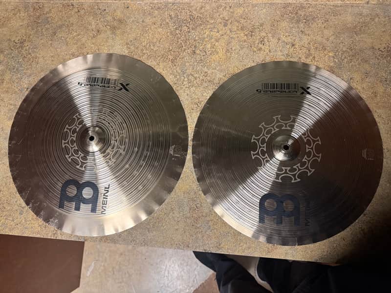 Seller’s Bundle: SIGNED Meinl Generation X 18” Kinetic Crash + 17” Kompressor Crash image 1
