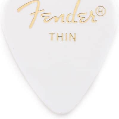 Fender 351 Shape Premium Picks Thin White