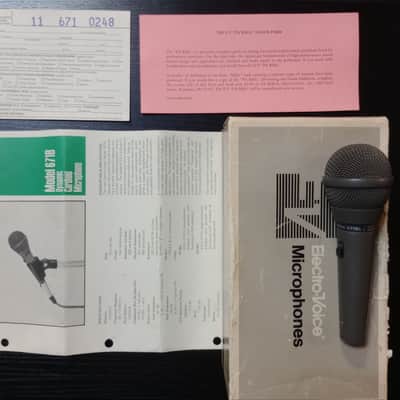 Electro-Voice EV 671BL Cardioid Dynamic Microphone Low Z Vintage 1980's *** FREE SHIPPING *** image 1