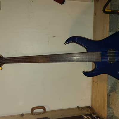 Brice Fretless 2003 Blue image 3