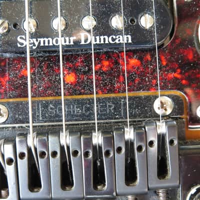 Vintage USA 1984 Schecter super-strat Scorcher electric guitar with Fender Seymour Duncan pickguard jazz image 14