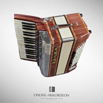 Accordion Harmonika Zupan Alpe IV 96 Bass with Cagnoni reeds image 5