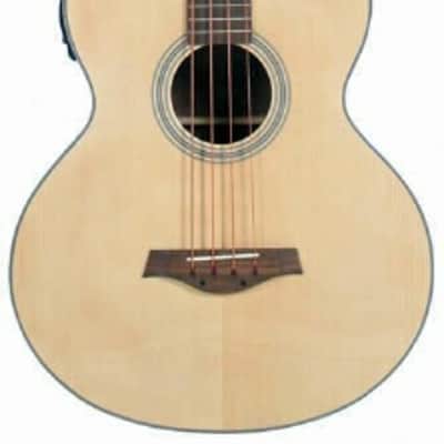 J. Reynolds JR1000 4-String Acoustic-Electric Bass Guitar - Natural Gloss Finish image 1