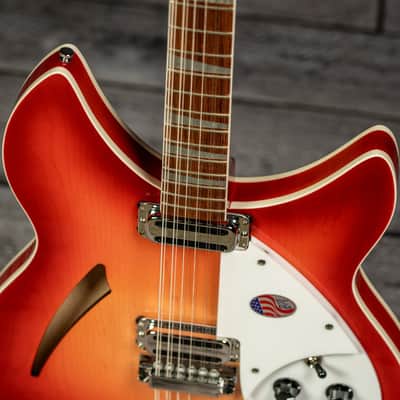 Rickenbacker 360/12 C63 - Fireglo image 7