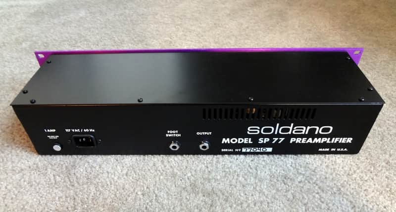 Soldano SP77 Preamp - Vintage, Made in USA | Reverb