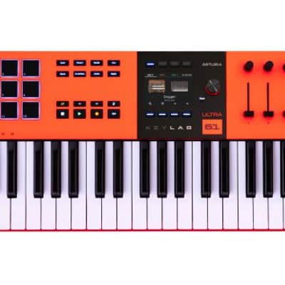 Arturia KeyLab 61 MK3 Ultra MIDI Controller (Orange) image 2