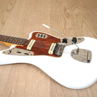 1963 Fender Jaguar Vintage Offset Electric Guitar Pre-CBS Olympic White w/hc image 10