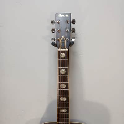 Vintage 1973 Morris W-40 Dreadnought w/ Original Hard Shell Case image 7