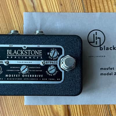 Blackstone Appliances MOSFET Overdrive 2010 Dual Channel Boutique Black – Dynamic Amp-Like Drive image 2
