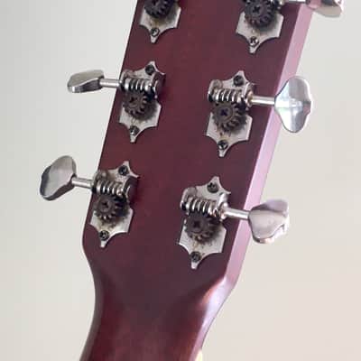 6 Vintage Reissue Aged Nickel Grover Sta-Tite 3x3 Tuners Acoustic Relic Martin image 3