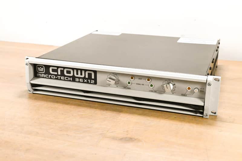 Crown Macro-Tech 36x12 2-Channel Power Amplifier CG015TP image 1