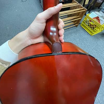 Silvertone S-69-1C  Model No. 319.12079 Made in USA w/Gig bag  - Natural image 9