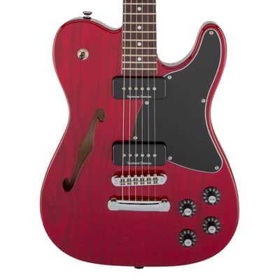 Used Fender Jim Adkins JA-90 Telecaster Thinline - Candy Apple Red image 1