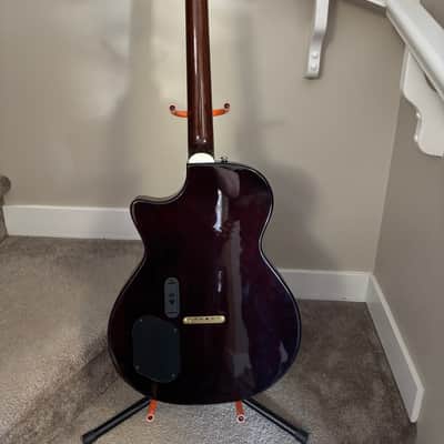 Crafter Crafter SA-TMVS Hybrid Acoustic-Electric 2008 - Vintage Sunburst Tiger Maple image 2