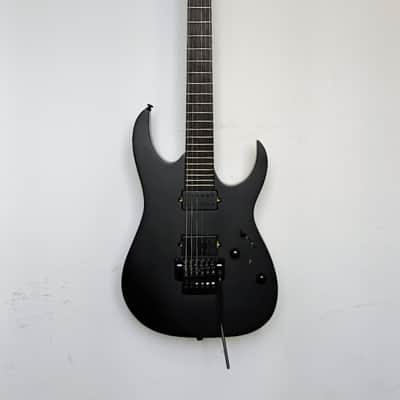 Ibanez RGRB620-BKF - Iron Label Series - Electric Guitar - 2025 - Floyd Rose - Black Hardware - Black Flat image 1