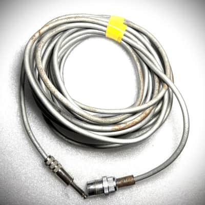25' Microphone Cable - 3 pin male Amphenol to 1/4" male Phono plug image 1