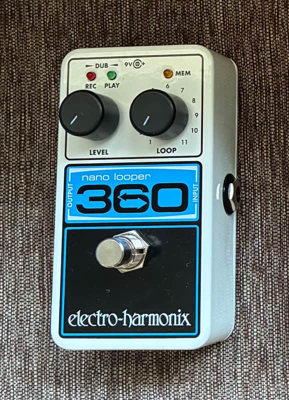 Electro-Harmonix 360 Nano Looper 2014 - Present - Black / White / Blue image 1