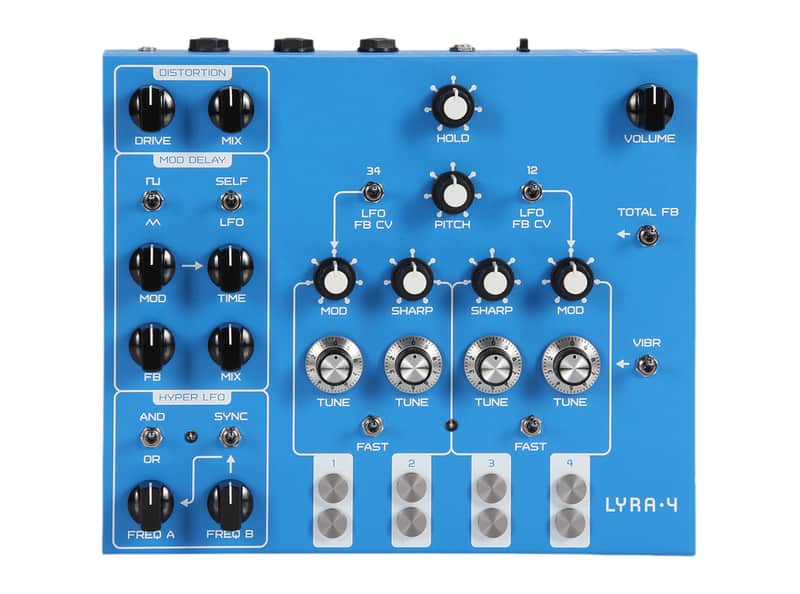 SOMA Laboratory Lyra-4 Organismic Drone Synthesizer (Blue) image 1