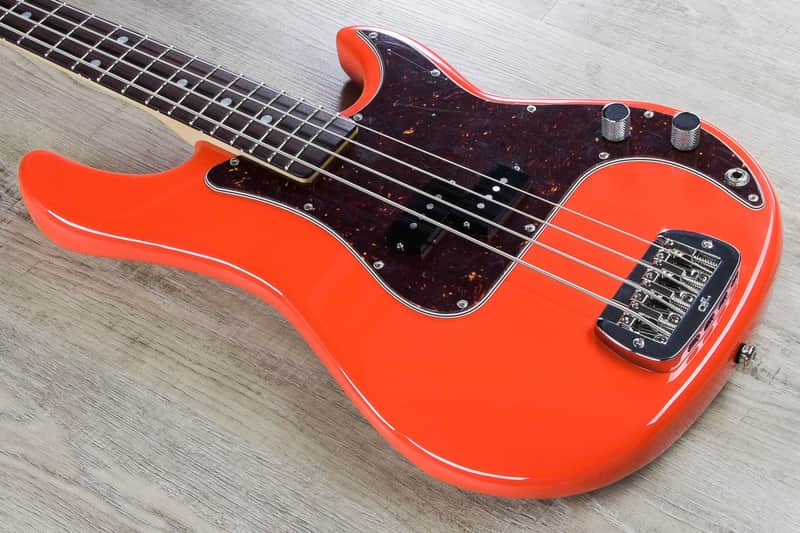 G&L LB-100-FLR with Rosewood Fretboard Fullerton Red image 1