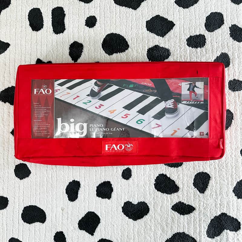 FAO Schwarz The Big Piano Dance Mat 70" Long Works Great Tested Tom Hanks Big Movie Floor Keyboard image 1