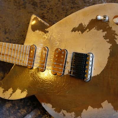 Build to order GB Liuteria Boutique Plié 6 string silver leaf relic edition image 9