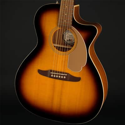 Fender Newporter Player, Walnut Fingerboard, Gold Pickguard in Sunburst image 2