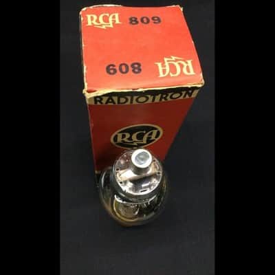 RCA Type 809 Amplifier HAM Radio Vintage VACUUM TUBE Tested STRONG U.9915 image 2