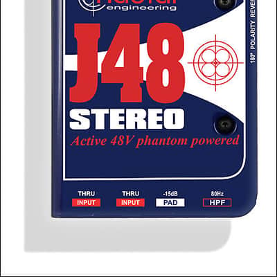 Radial J48 Stereo Phantom Powered Active Direct Box image 1