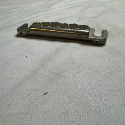 Leo Quan Badass Wrap Around Bridge Tailpiece 1970s - Chrome image 7