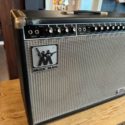 Music Man 212 Sixty-Five 2-Channel 65-Watt 2x12" Guitar Combo 1974 - 1979 - Black image 2