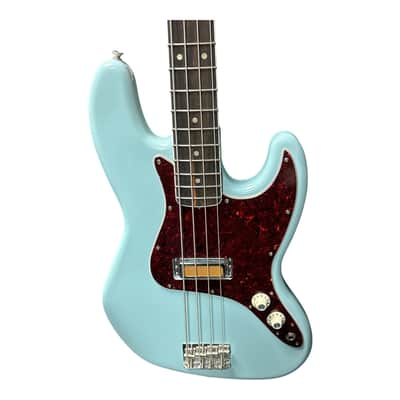 Fender "Gold Foil" Jazz, Sonic Blue w/ Ebony *IN STOCK* image 3
