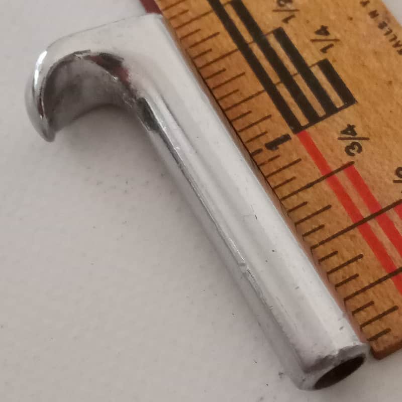 Leedy 10-24 Chrome-Brass Hook-Claw Snare/Bass Drum Tension-Rod Long-Tube COB USA image 1