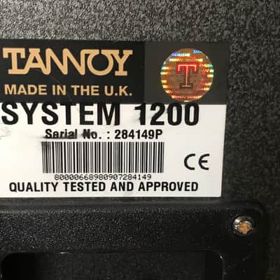 Tannoy System 1200 Passive Dual Concentric Studio Monitors Pair image 11