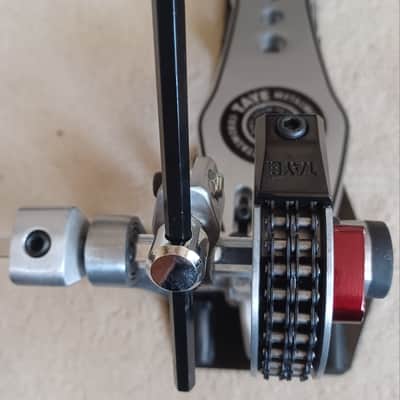 Taye Metalworks XP1 Single Bass Drum excellent condition Pedal – Ray Ayotte Era – Dual Chain image 9