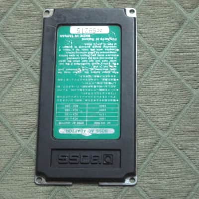 used Boss Green Label Taiwan BOTTOM PLATE - has serial number on it, April 1991 [specifically from HF2 - but can be for some CE-3, BF-2, CE-2B, and BF-2B (NO pedals, NO other parts)] image 11