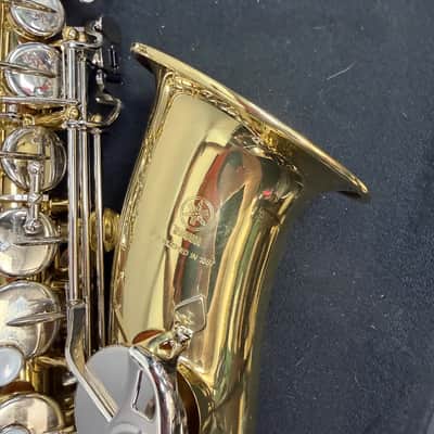 Used Yamaha YAS-23 Alto Sax Saxophone with Case Mouthpiece Neck Strap Just Serviced image 9