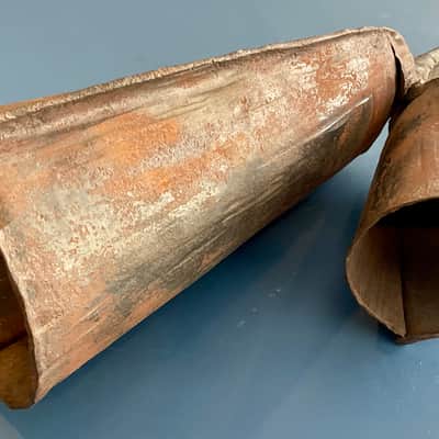 Vintage Gangkogui African Double Iron Bell - Large image 2