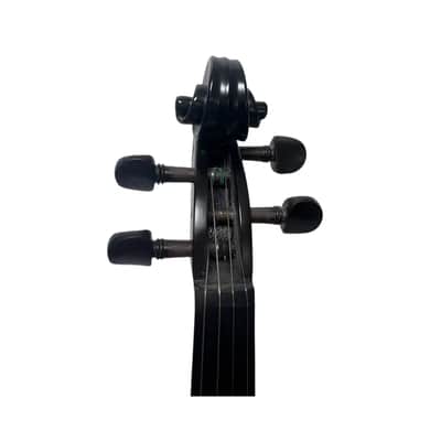 SONG Crazy-1 black 4/4 electric Violin, Solid Hard wood body, Hand made, Good sound, Free case bow cable image 12