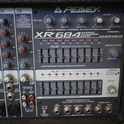 Peavey XR684 Powered Mixer image 3