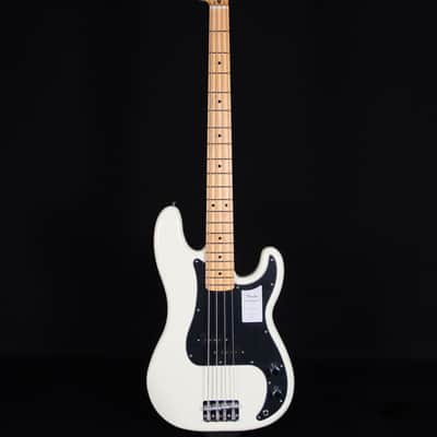 Fender Standard Precision Bass, Maple FB, Olympic White image 5