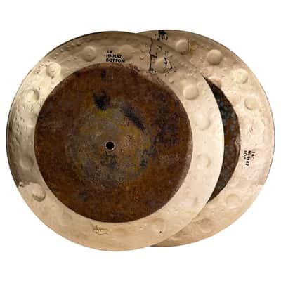 Aqua Tidal 14 in. Hi-Hat Cymbals - Made In Turkey image 4