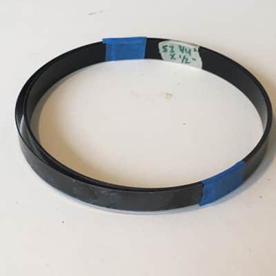Vintage Spec Slingerland Black Diamond Pearl Bass Drum Hoop Inlay 1/2”W x53 3/4” image 3