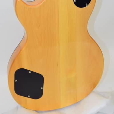 HardLuck Kings Bossman HLK Series LP Style Electric Guitar, FMT, Natural image 9