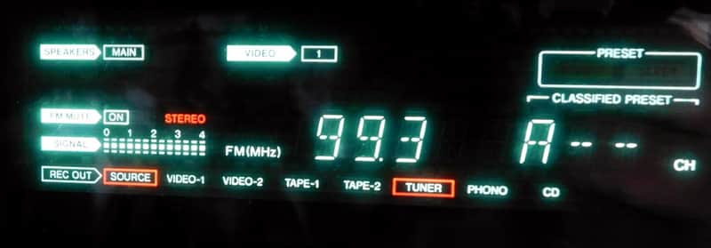 Onkyo TX-SV303PRO stereo receiver with phono input image 1