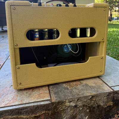 Weber Handwired Tweed Deluxe 5E3 Narrow Panel 15-Watt 1x12" Guitar Combo 1955 - 1960 - Tweed image 4